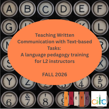 Teaching Written Communication with Text-based tasks: A language pedagogy training for second language instructors